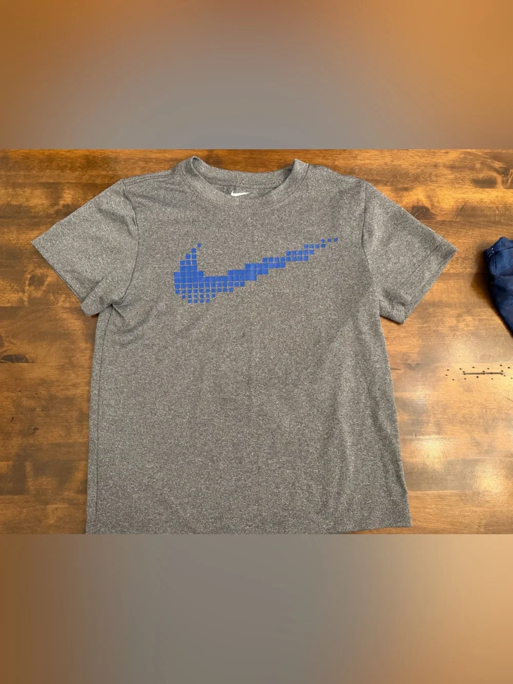 Nike Navy and White Athletic Shorts with top Sz 6/7